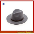 XJ0616/Fashion grey wool felt hat /wide brim wool felt hat